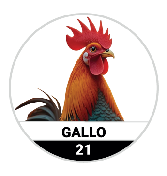 Animalitos del Oriente - Fieras — 21 GALLO