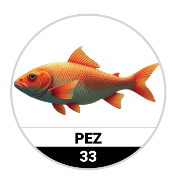 Animalitos del Oriente - Fieras — 33 PEZ
