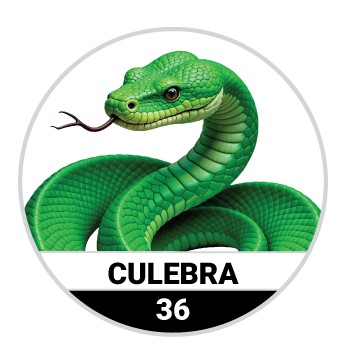 Animalitos del Oriente - Bichitos — 36 CULEBRA