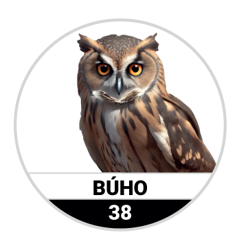 Animalitos del Oriente - Fieras — 38 BUHO