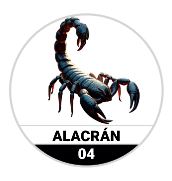 Animalitos del Oriente - Bichitos — 4 ALACRAN