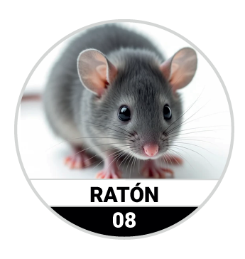 Animalitos del Oriente - Fieras — 8 RATON