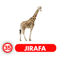Chance Con Animalitos A — 35 JIRAFA