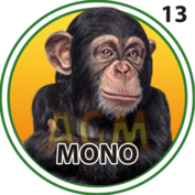 Granja Millonaria - Animalitos — 13 Mono