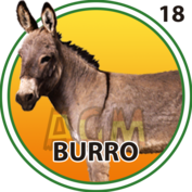 Granja Millonaria - Animalitos — 18 Burro