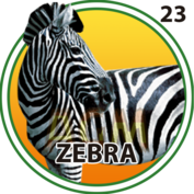 Granja Millonaria - Animalitos — 23 Zebra