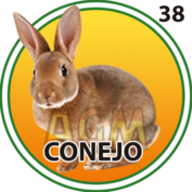 Granja Millonaria - Animalitos — 38 Conejo