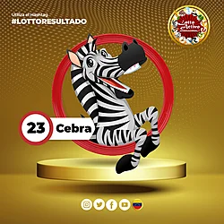 Lotto Activo RD Internacional — 23 CEBRA