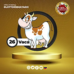 Lotto Activo RD Internacional — 26 VACA