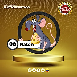 Lotto Activo RD Internacional — 8 RATON