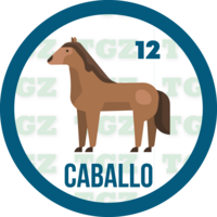Lotto Gato — 12 CABALLO