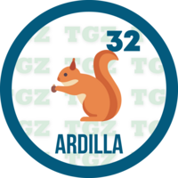 32 ARDILLA