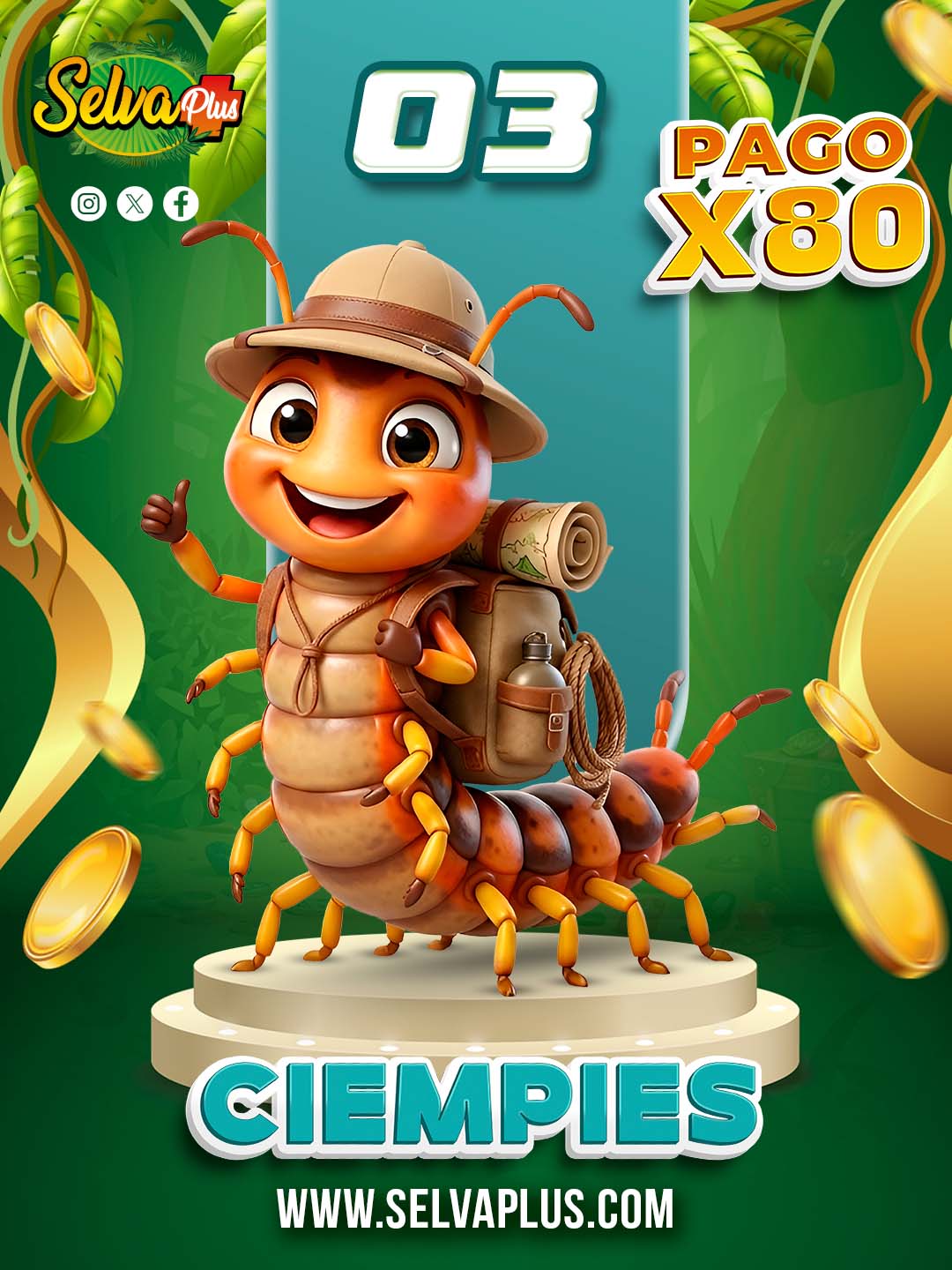 3 CIEMPIÉS