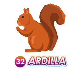 32 ARDILLA